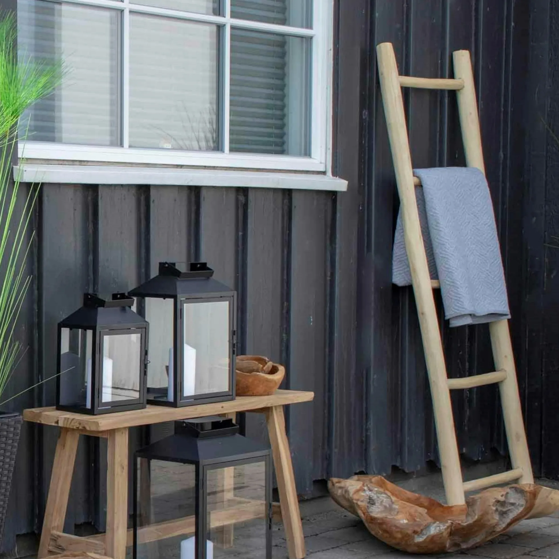 Echelle porte-serviettes bois déco ARIZONA