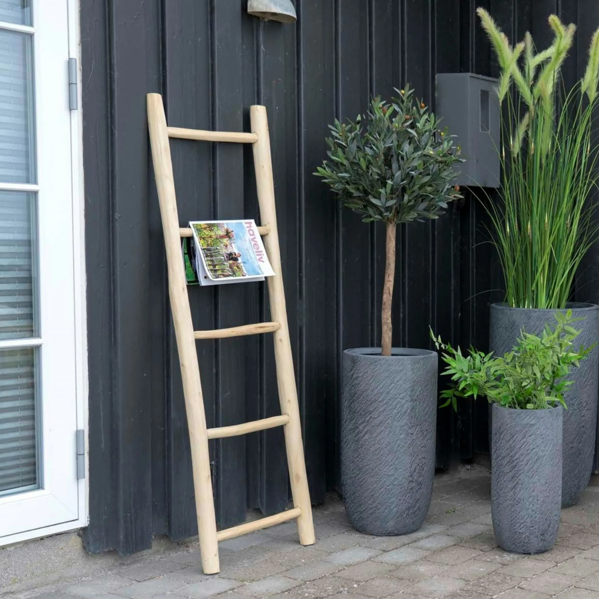 Echelle porte-serviettes bois déco ARIZONA
