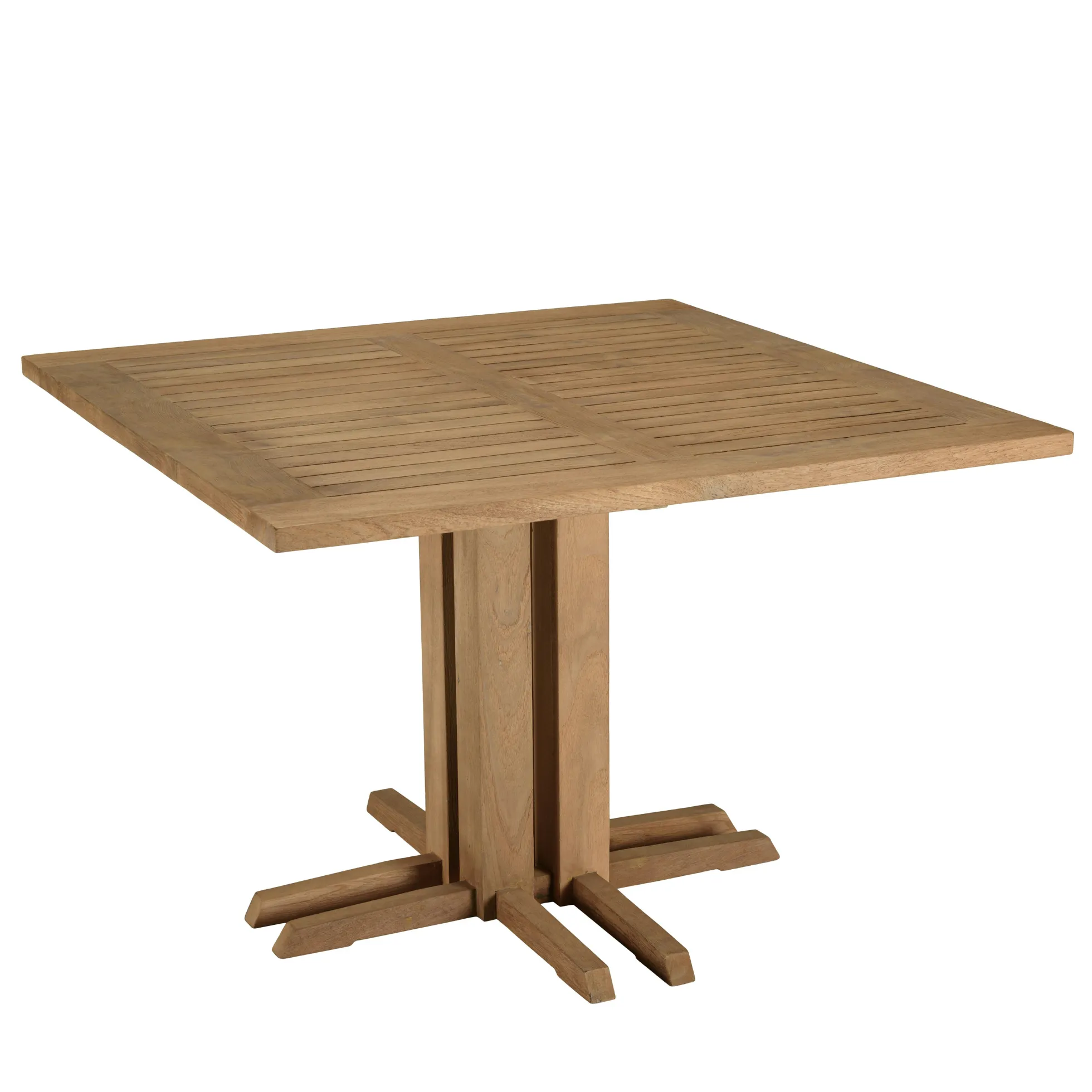 Ensemble de jardin Table carrée 4 fauteuils ecrus et noirsLUMIO