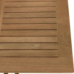 Ensemble de jardin Table carrée 110 cm 4 chaisesrotin synthétique LUMIO