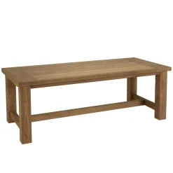 Ensemble de jardin table 220 cm et 6 chaises en rotin synthétique LUMIO