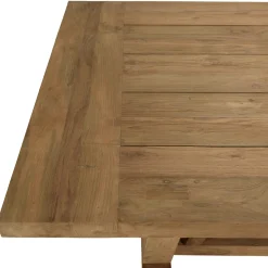 Ensemble de jardin table pieds en V et 6 chaises en rotin synthétique LUMIO
