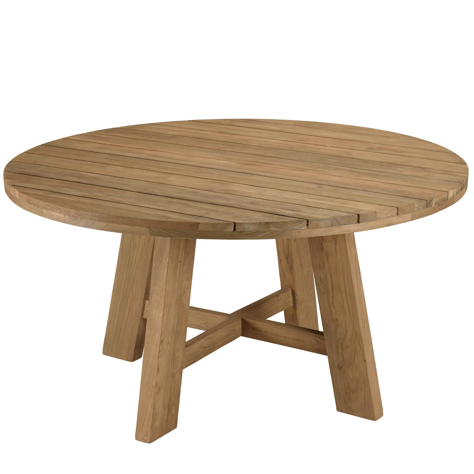 Ensemble de jardin Table ronde 4 fauteuils ecrus et noirsLUMIO