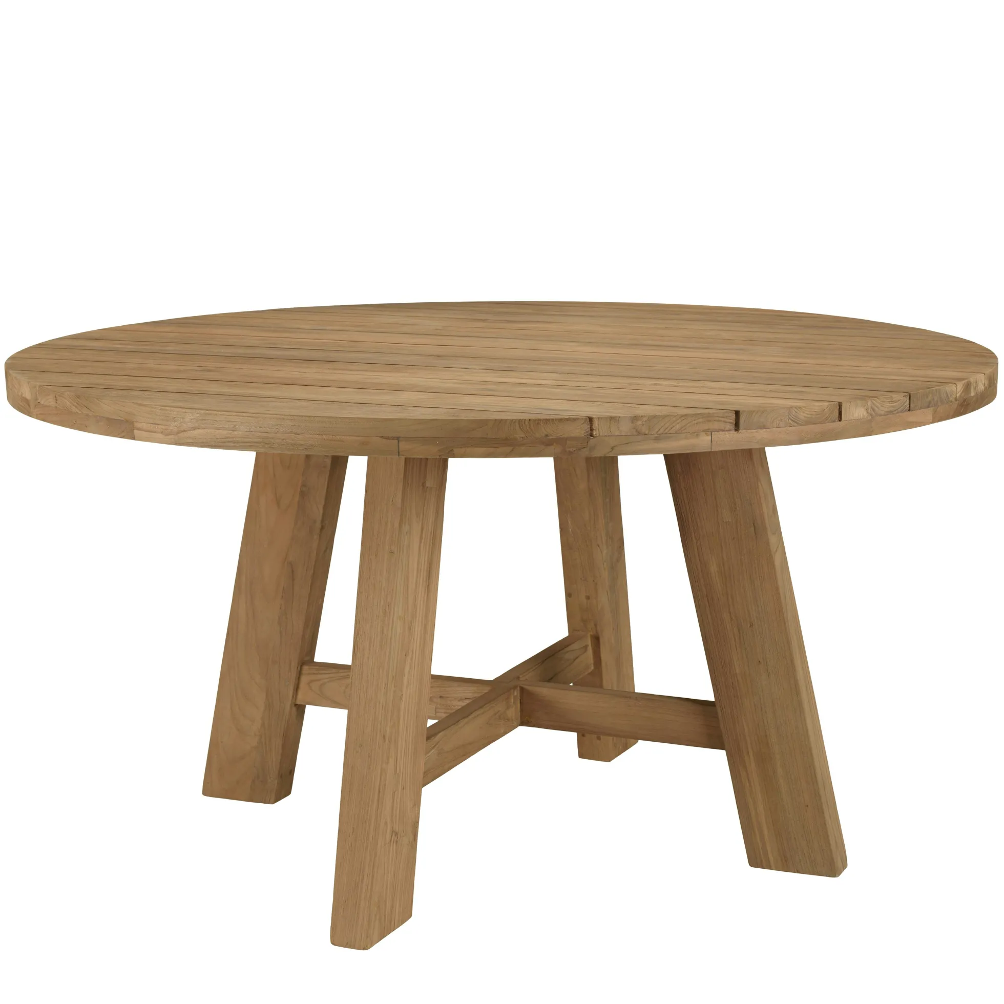 Ensemble de jardin Table ronde 4 fauteuils ecrus et noirsLUMIO