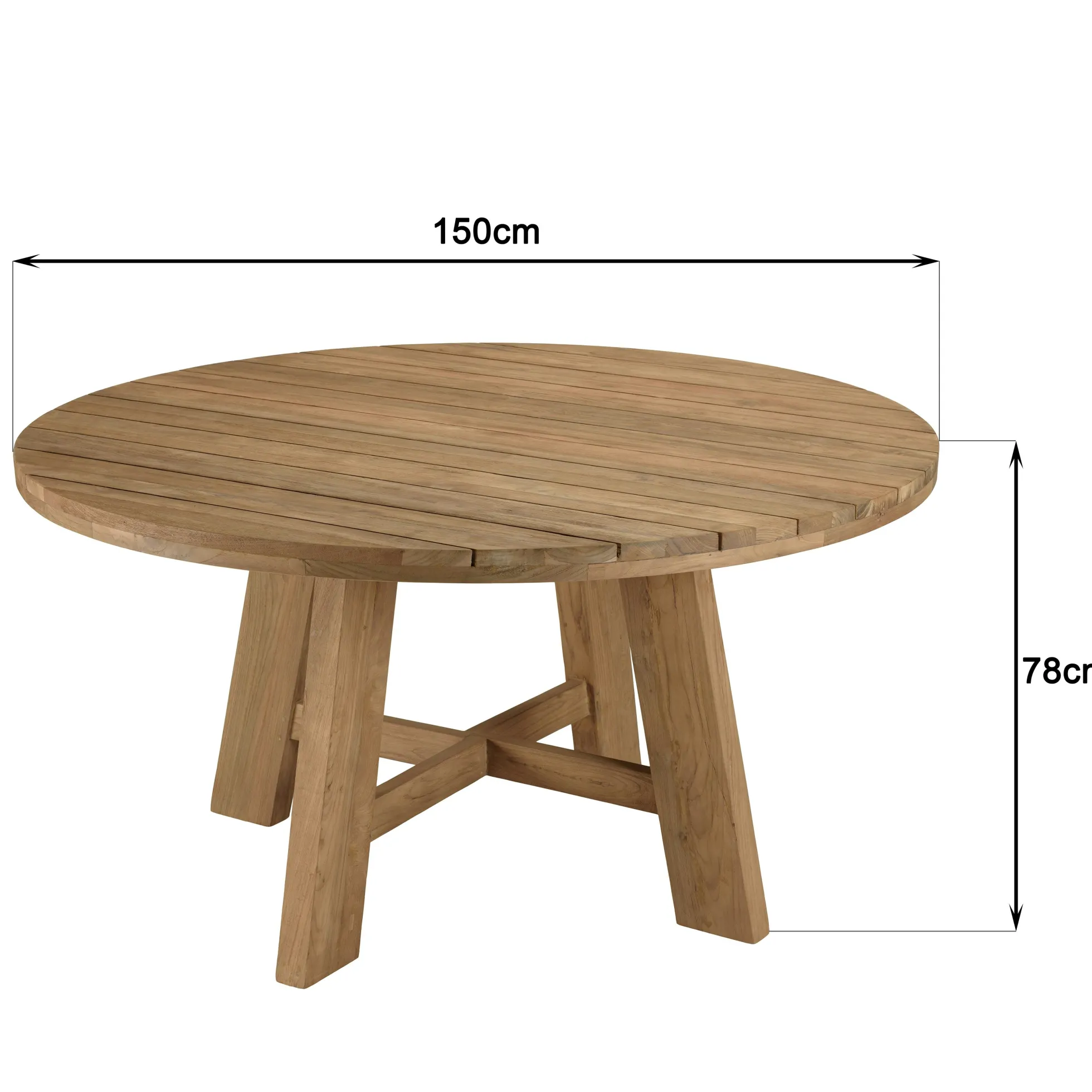 Ensemble de jardin Table ronde 6 fauteuils ecrus et noirsLUMIO