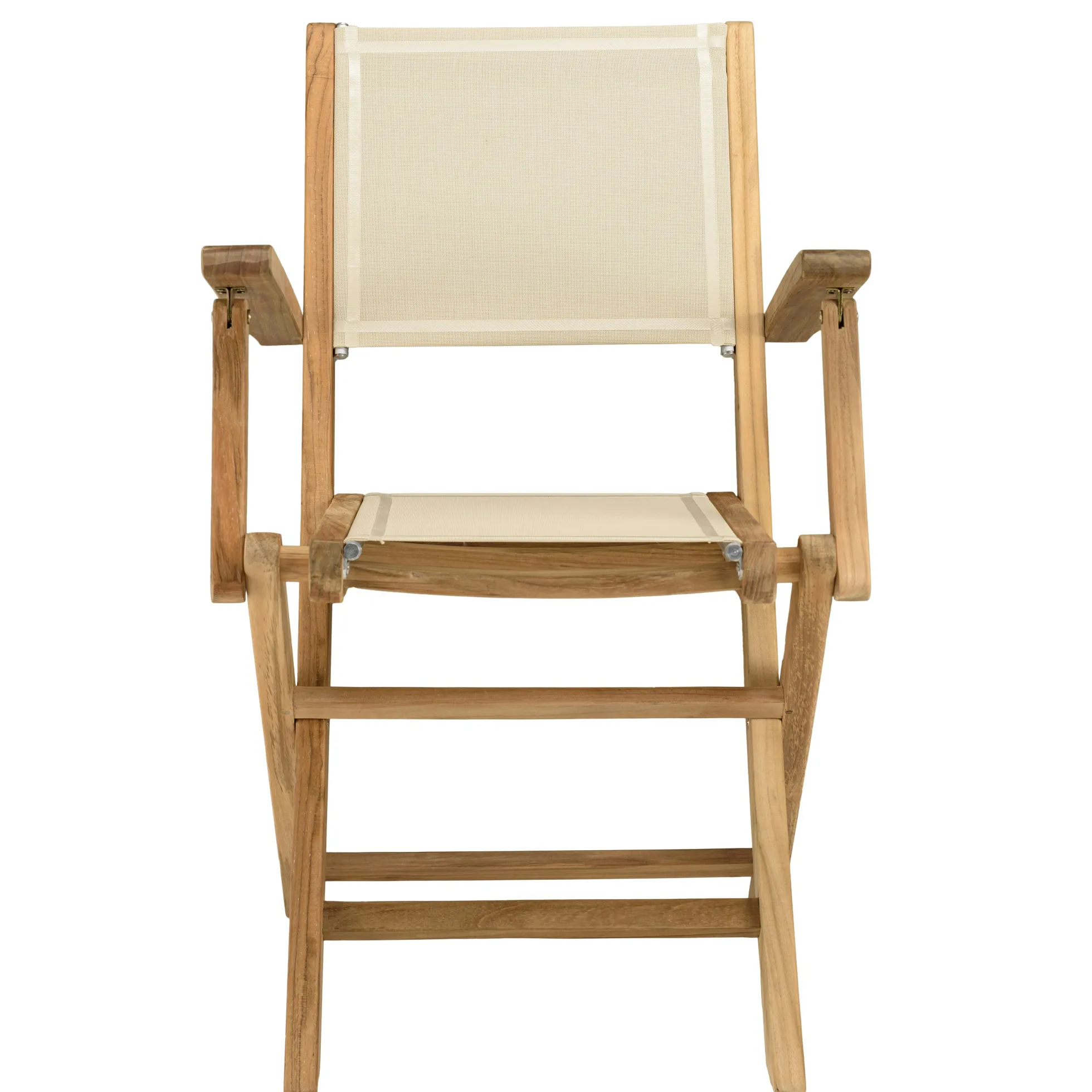 Ensemble de repas de jardin en teck table extensible et 8 chaises ALERIA