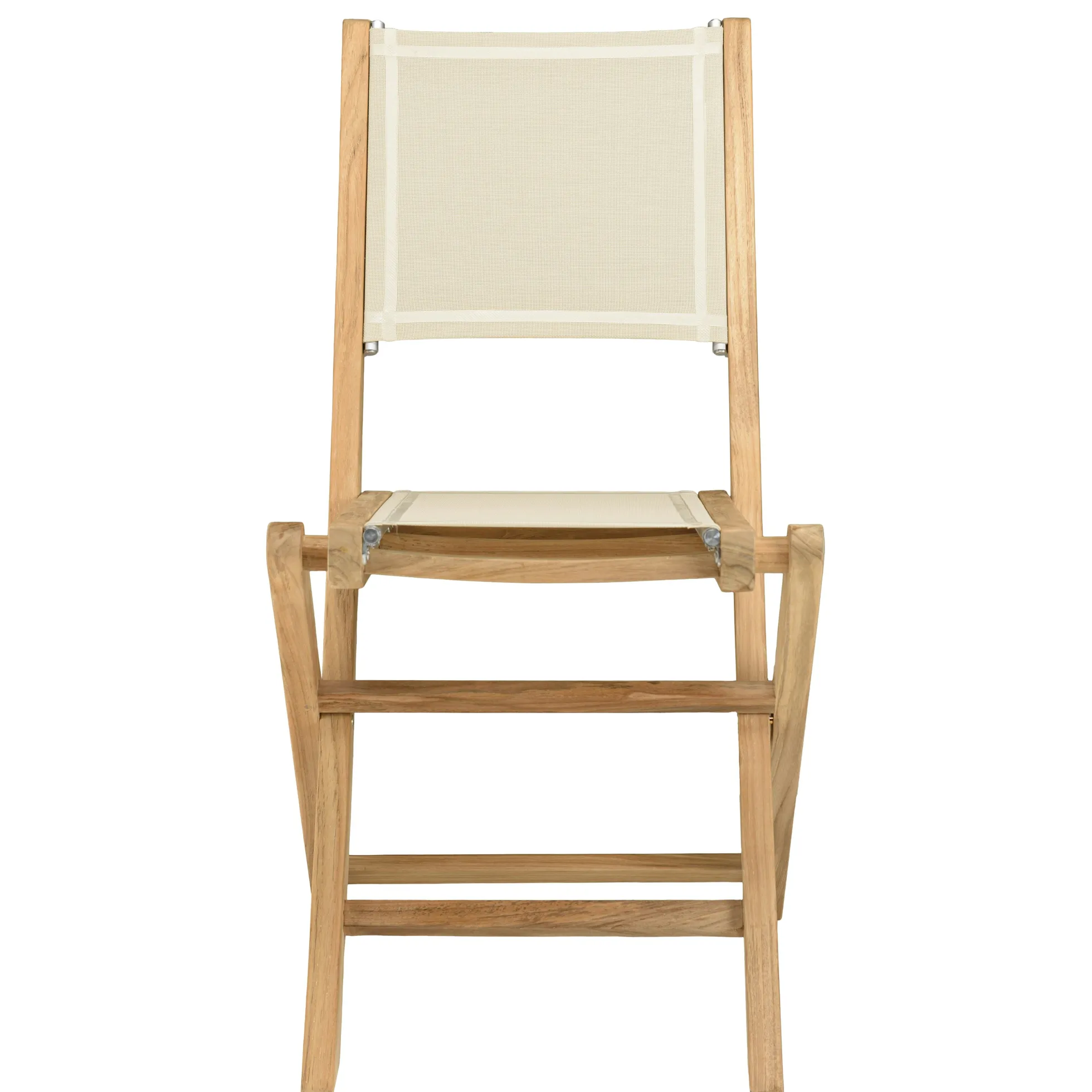 Ensemble de repas de jardin en teck table extensible et 8 chaises ALERIA