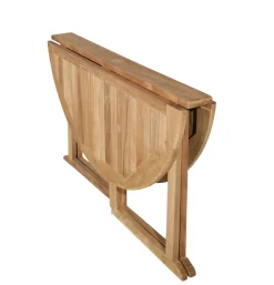 Ensemble de repas extérieur table ronde 4 chaises ALERIA