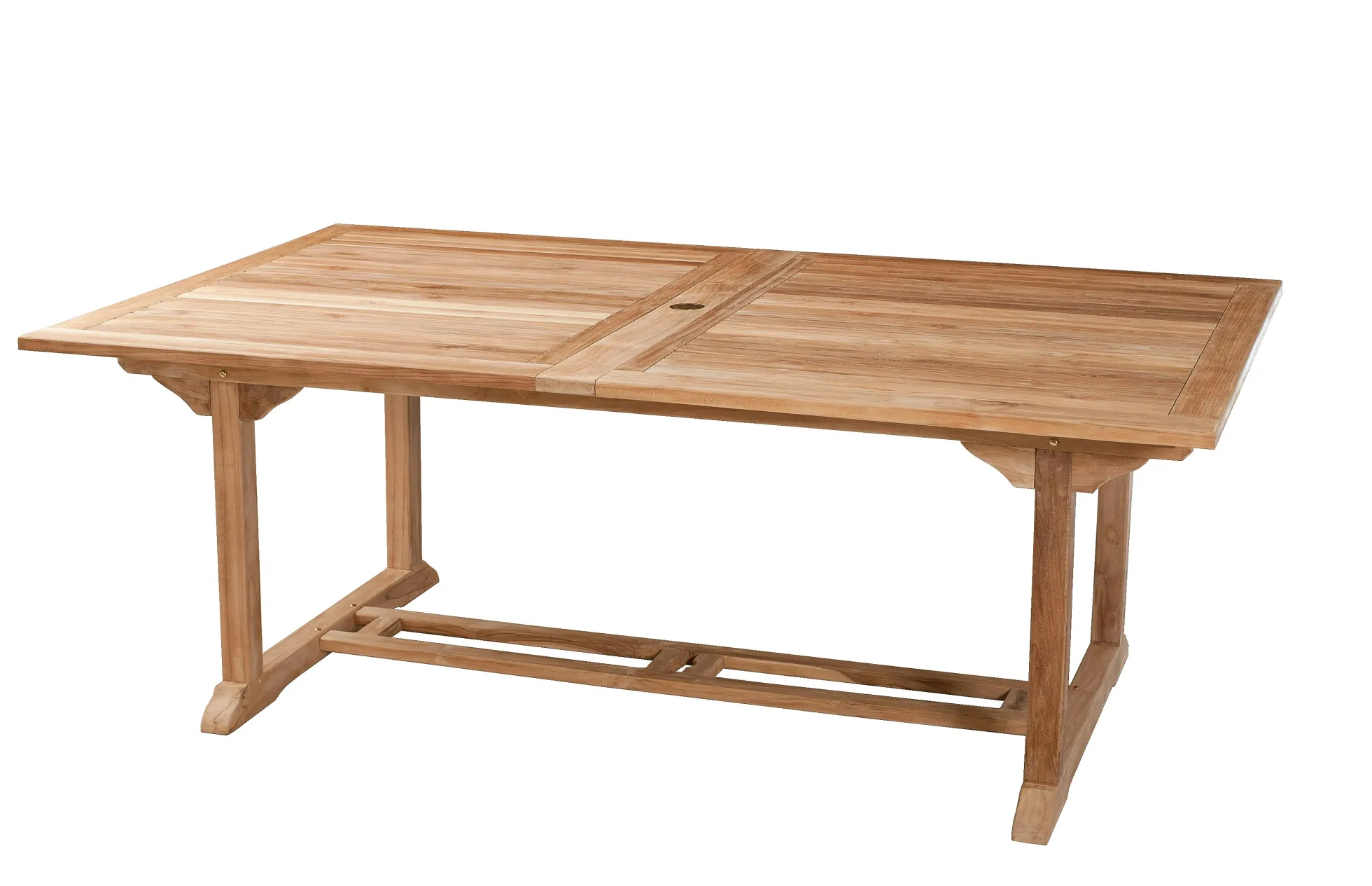 Ensemble de repas table rectangulaire 8 fauteuils en teck ALERIA