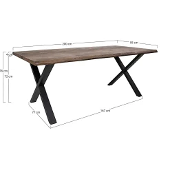 Ensemble table et chaises bouclette blanche (lot de 7 pièces) SAVONE