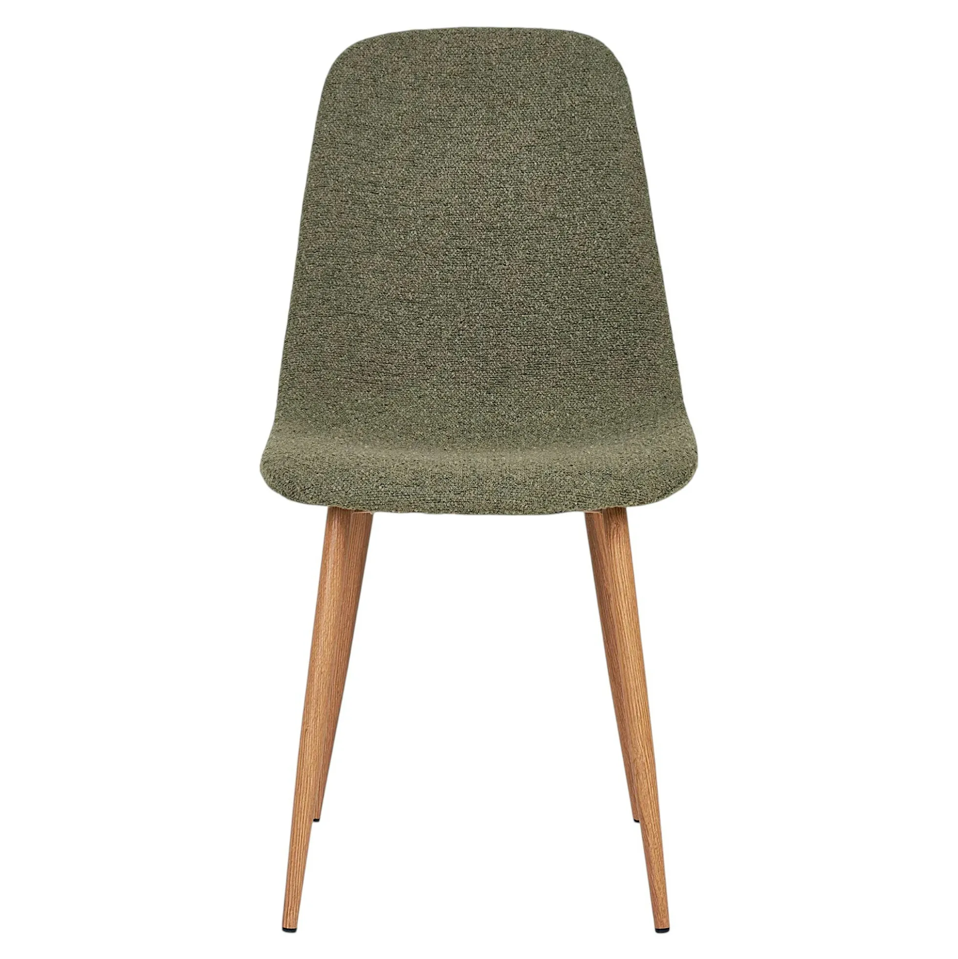 Ensemble table et chaises vertes bouclettes (lot de 9 pièces) AMSTERDAM