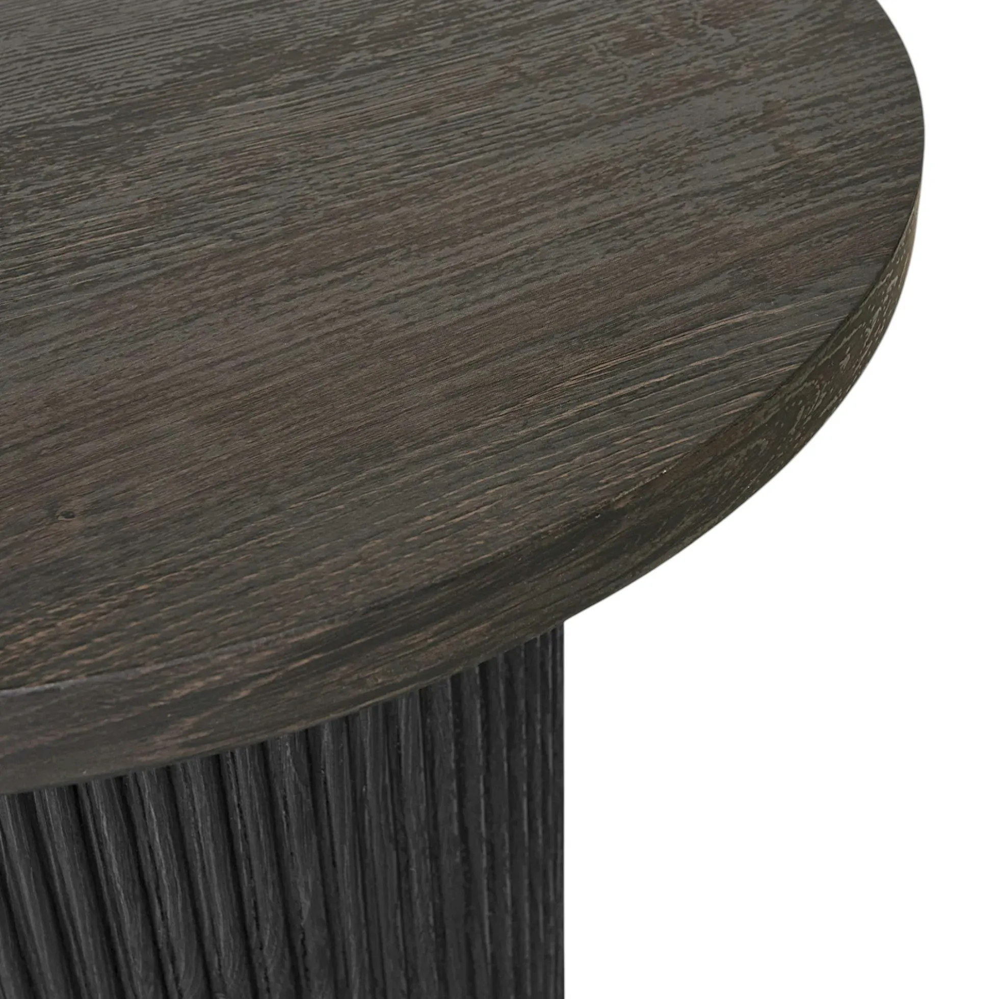 Ens. table ovale décor bois foncé + 6 chaises vertes MATERA