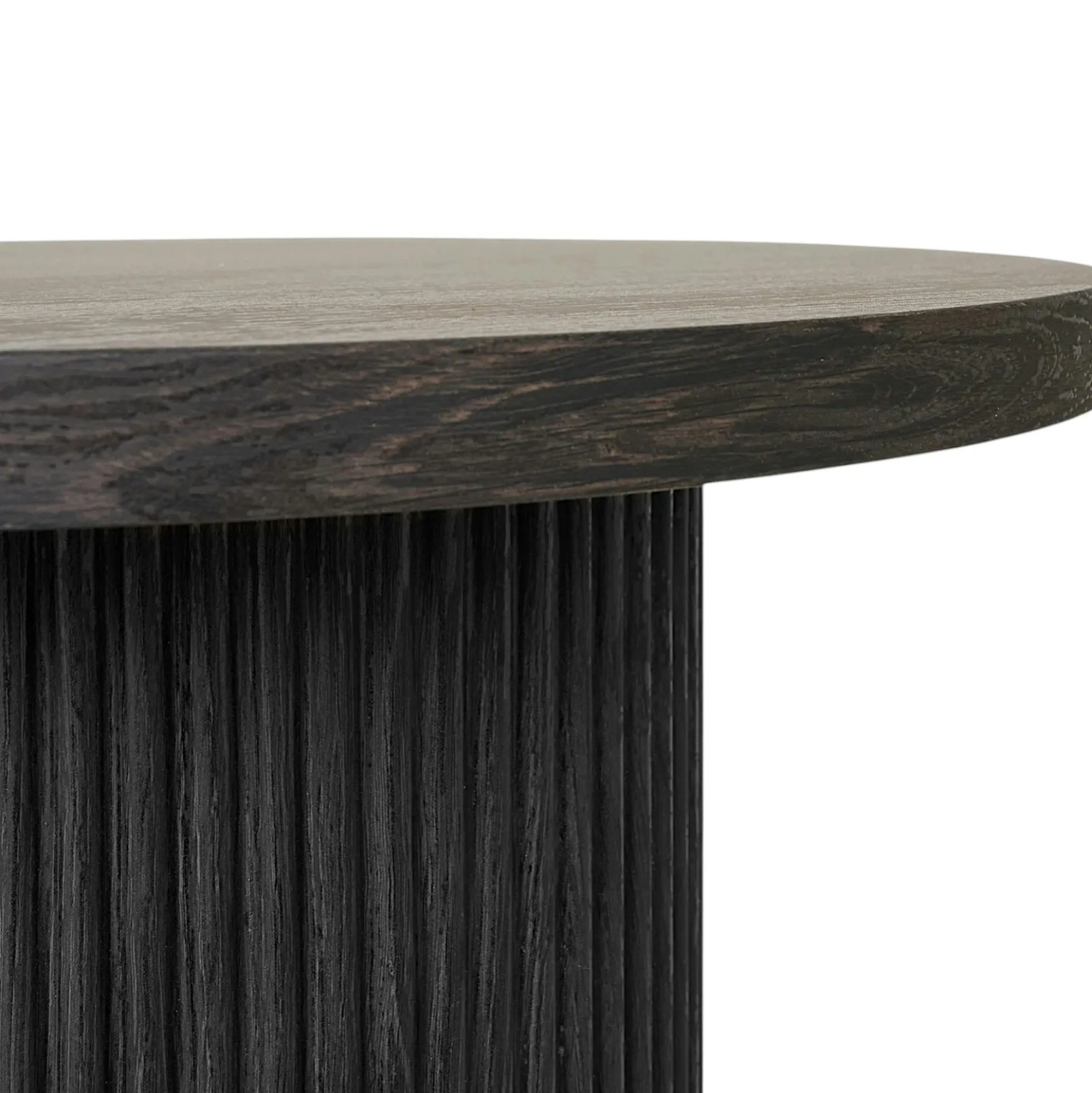 Ens. table ovale décor bois foncé + 6 chaises vertes MATERA