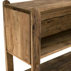 Etagère bibliothèque en bois de pin recyclé 3 niveaux DENVER