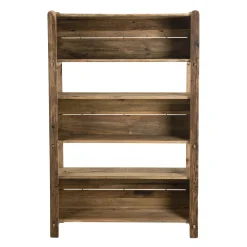 Etagère bibliothèque en bois de pin recyclé 5 niveaux DENVER