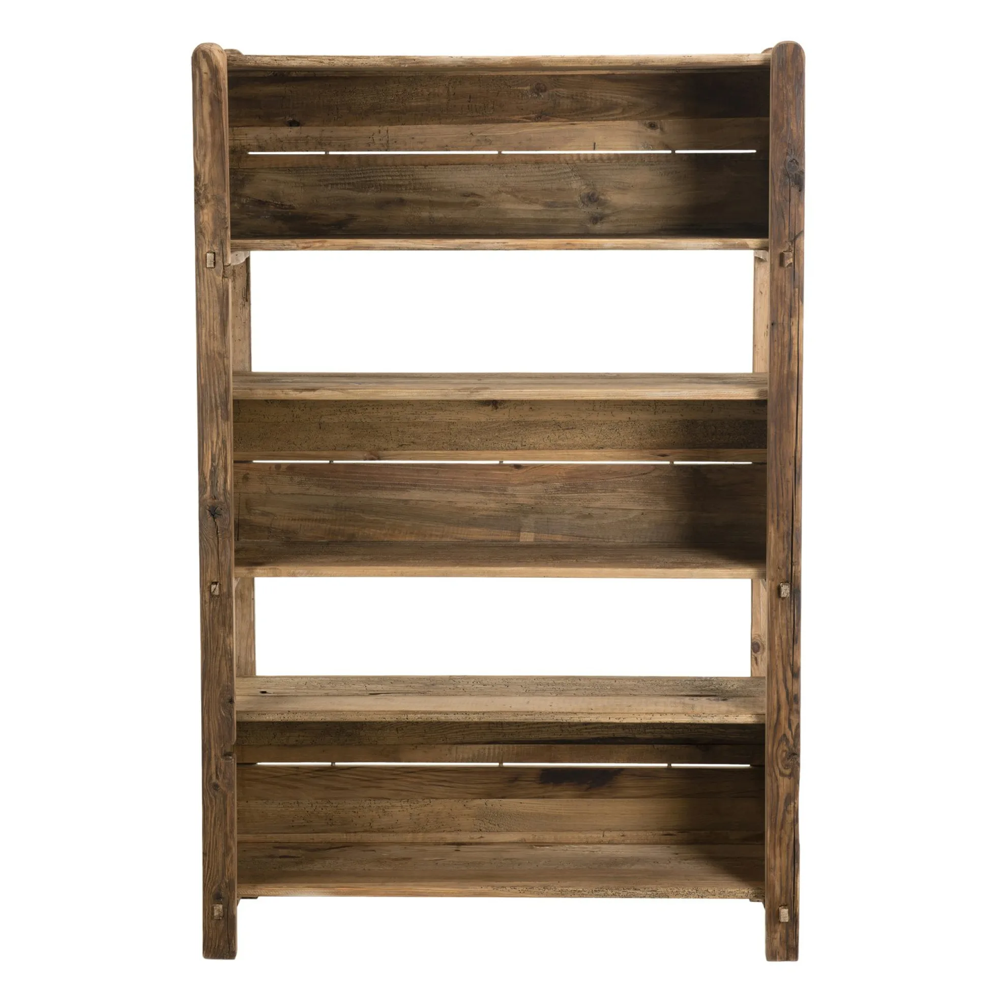 Etagère bibliothèque en bois de pin recyclé 5 niveaux DENVER