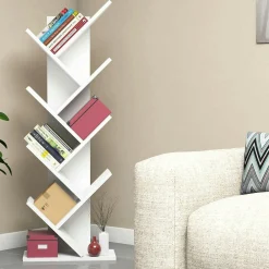 Etagère blanche forme arbre - style design MARFA