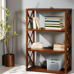 Etagère croisillons 3 étagères H120cm LOLA
