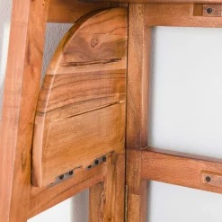 Etagère d'angle en bois d'acacia massif MELBOURNE