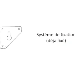 Etagère déstructurée bois massif MAORI