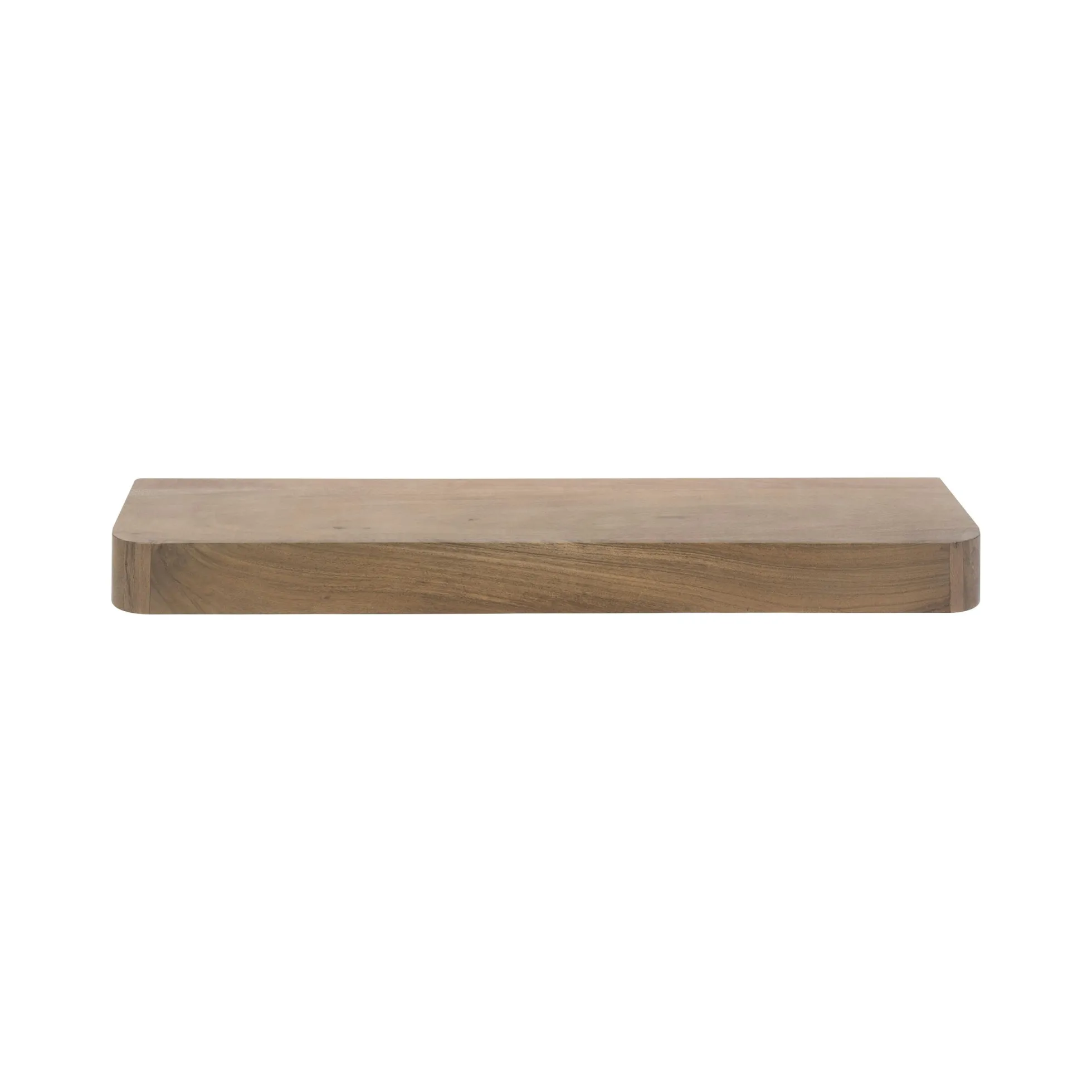 Etagère murale bois foncé plateau épais 100 cm NAKO
