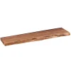 Etagère murale bois massif bordure naturelle 90 cm MELBOURNE