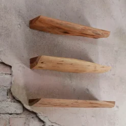 Etagère murale bois massif d'acacia (3 pièces) TRIBECA