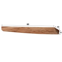 Etagère murale bois massif d'acacia (3 pièces) TRIBECA