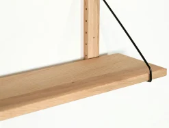 Etagère murale bois massif 3 plateaux (bois blanc) PALERME