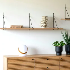 Etagère murale design effet bois 120 cm TALLINN