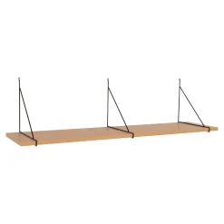 Etagère murale design effet bois 120 cm TALLINN