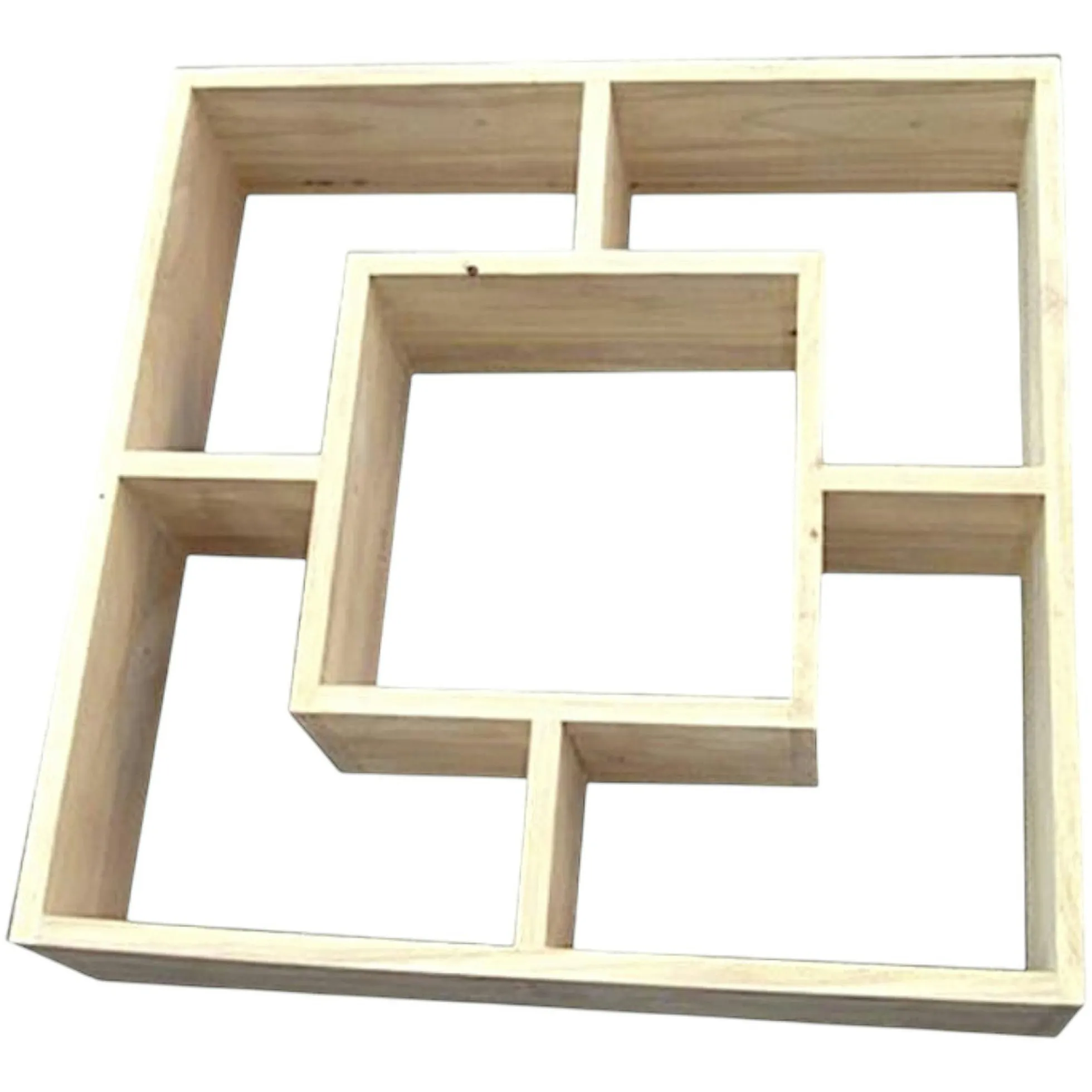 Etagère murale destructurée 67x67x16cm MAORI