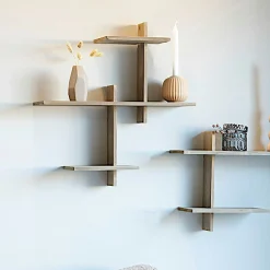 Etagère murale déstructurée en bois TALLINN
