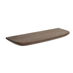 Etagère murale en bois foncé 60 cm (lot de 3) ALMA