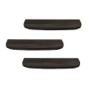 Etagère murale en bois noir 60 cm (lot de 3) ALMA