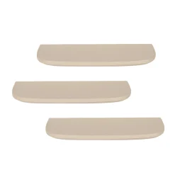 Etagère murale en bois sable 60 cm (lot de 3) ALMA