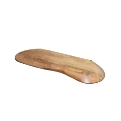 Etagère murale organique en bois d'acacia 60 cm MELBOURNE