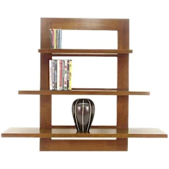 Etagère murale 3 étages hévéa 100x23x90cm MAORI
