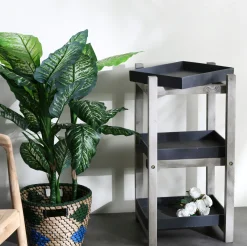 Etagère plante intérieur/extérieur gris foncé
