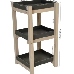 Etagère plante intérieur/extérieur gris foncé