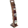 Etagère range CD hévéa 6 étages 115cm MAORI