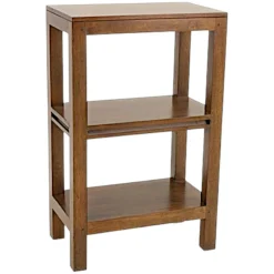 Etagère triple plateaux hévéa 80cm OLGA