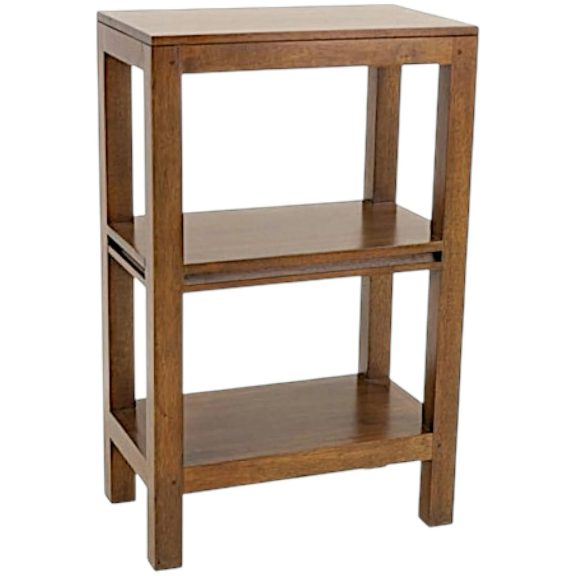 Etagère triple plateaux hévéa 80cm OLGA