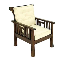 Fauteuil ajouré Hévéa 73x80x97cm MAORI