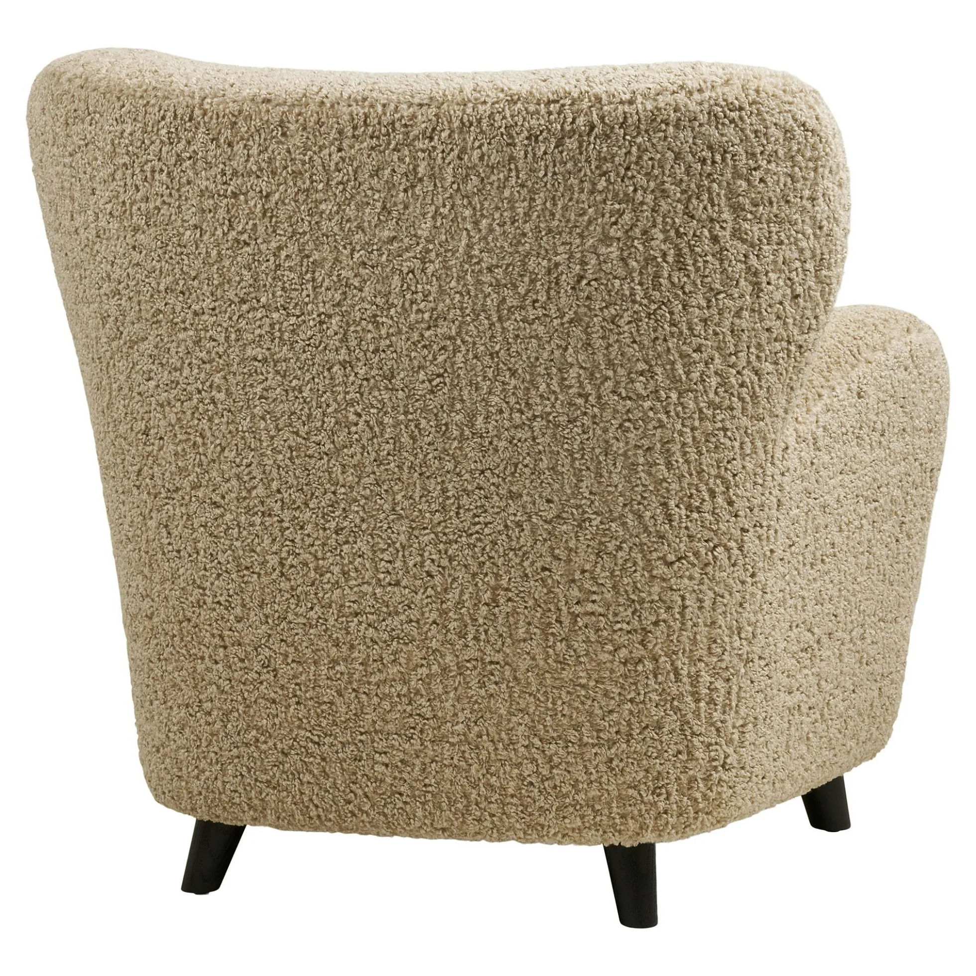 Fauteuil beige taupe en tissu BERLIN