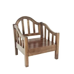 Fauteuil colonial vague hévéa L78xP80XHt90cm MAORI