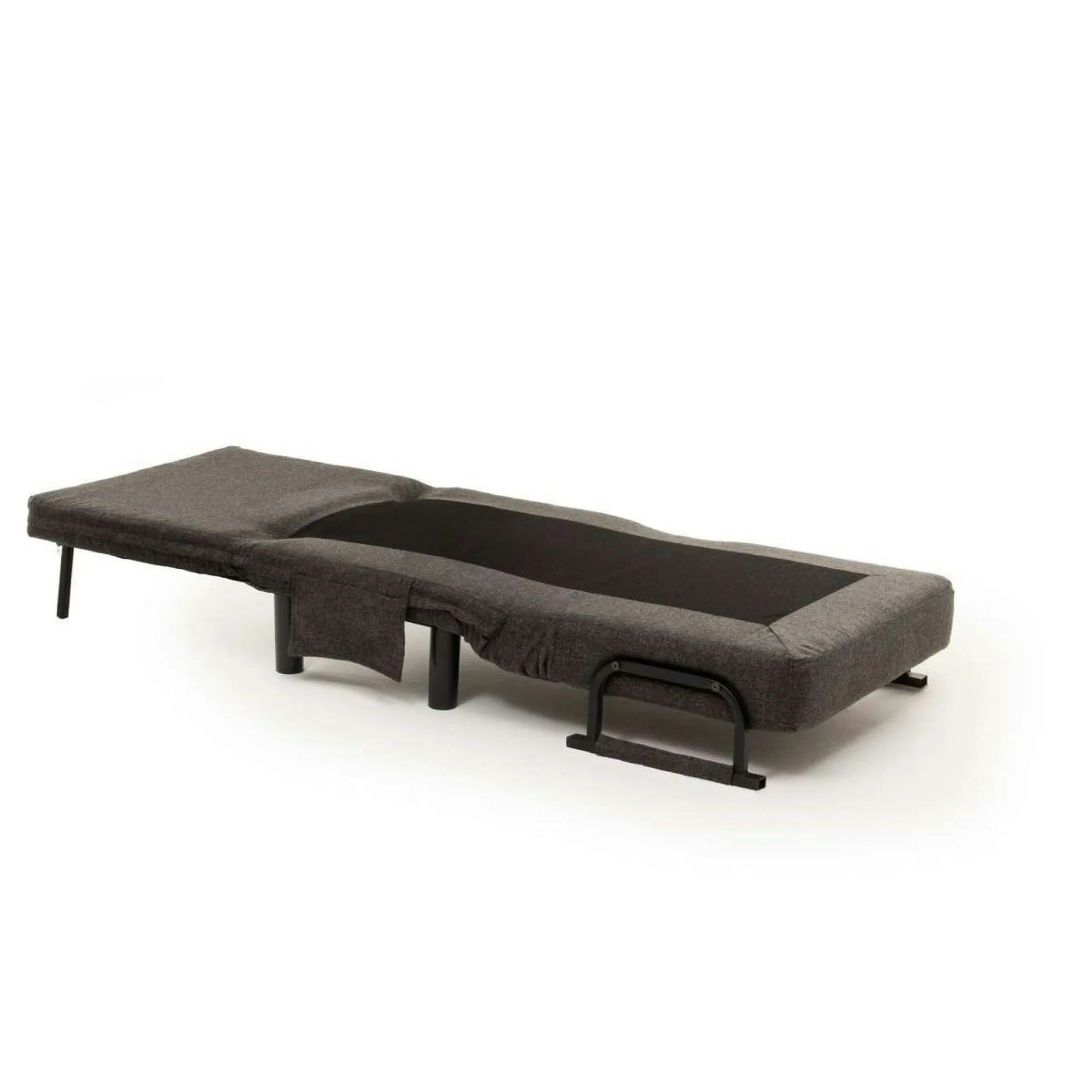 Fauteuil convertible anthracite couchage 175 cm IBARRA