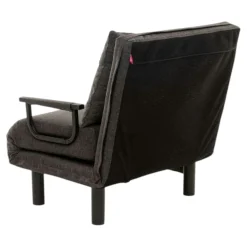 Fauteuil convertible anthracite couchage 175 cm IBARRA
