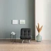 Fauteuil convertible banquette gris foncé pieds chromés CUSCO