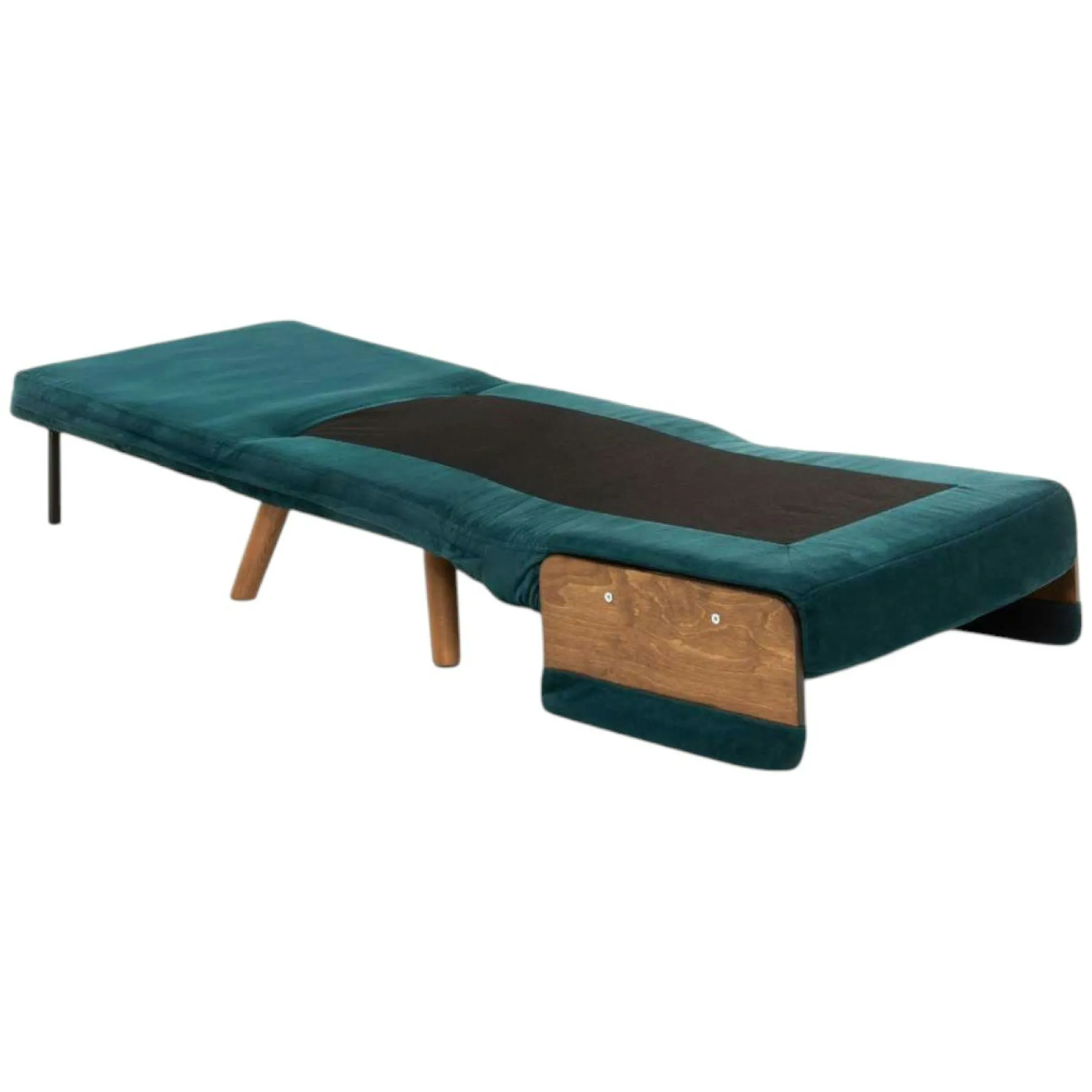 Fauteuil convertible bleu lagon 1 place couchage 190 cm LOJA